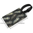thumbnail image 4 of Balery Jellyfish Print Durable Luggage Tags with Secure Strap, Personalized Travel ID Tags for Suitcases, Bags, and Backpacks - Easy Identification for Men and Women, 4 of 8