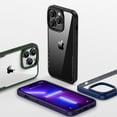 thumbnail image 2 of Designed for iPhone 14 Pro Case, Clear Hard PC Back Cover Shockproof Protective Slim Bumper Case for iPhone 14 Pro 6.1"(2022 Release), 2 of 10