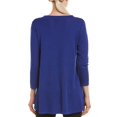 thumbnail image 2 of Anne Klein Womens Knit Pullover Blouse, Blue, Small, 2 of 2