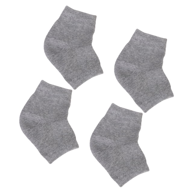 ADDHAT 2Pares Calcetines Hidratantes Con Gel Para Talones Con Material Y Poliéster