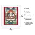 thumbnail image 2 of Avalokitesvara - Embodiment of Compassion - Buddhist Tantric Deity - Vintage Tibetan Thangka Buddhist Painting - Tibet, 13th Century - Fine Art Rolled Canvas Print 16in x 20in, 2 of 4