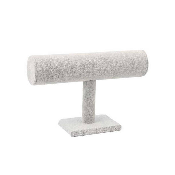 Guardurnaity en forma de T, cadena, reloj, soporte de exhibición, diadema, organizador, brazalete de joyería, soporte de almacenamiento para sala de Ropa, zapatos y accesorios Miscelánea Gris Guardurnaity AP015761-01