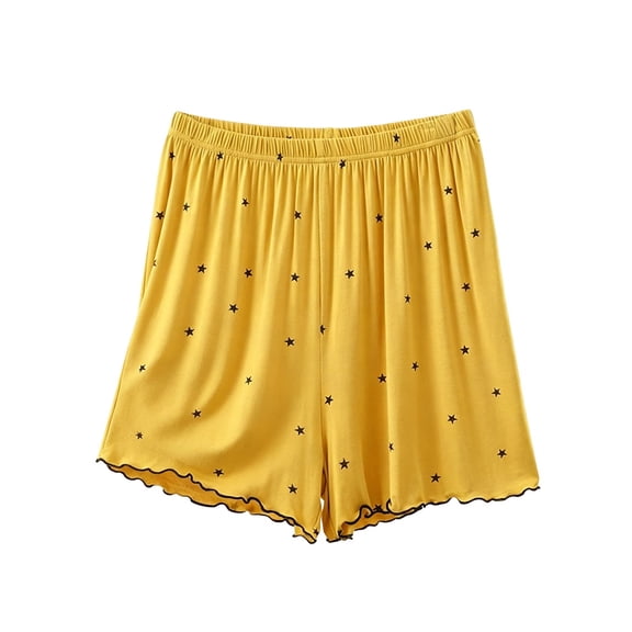 Posijego Pajama Shorts for Women Casual Shorts Elastic Waist Soft Pj Sleep Shorts Sleepwear Pajamas Shorts for Women