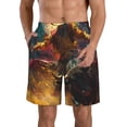 thumbnail image 1 of Fotbe Colorful Bull Western Man Trajes de Baño Estampados para Hombre, Shorts de Verano de Secado Rápido, Ropa de Playa, Bañadores-X-Large, 1 of 6