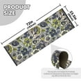 thumbnail image 5 of Yayeee Runner Rug for Bedroom 2'x6' Machine Washable Hallway Non Slip Mat, Green Floral, 5 of 8