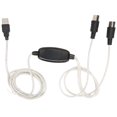 thumbnail image 3 of USB To MIDI Cable Converter, Plug And Play PC To Synthesizer Indicators Professional MIDI Cord Adapter  For  For Laptop, 3 of 8