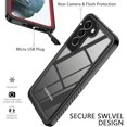 thumbnail image 2 of KOMI for Samsung Galaxy S21 Waterproof Case with Built-in Screen Protector Dustproof Shockproof 360 Full Body Underwater Case for Samsung S21 5G 6.2inch (2021) Red, 2 of 7