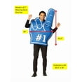 thumbnail image 6 of Morris Costumes GCR1379 Blue Team Spirit No.1 Foam Finger Tunic Costume for Adults - One Size, 6 of 7