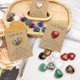 thumbnail image 2 of 24 Sets Pocket Hug Token Card with Heart Shaped Natural Stones Hug Card Greeting, 2 of 5