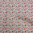 thumbnail image 1 of oneOone Polyester Spandex Orange Fabric African Sewing Material Print Fabric By The Yard 56 Inch Wide, 1 of 4