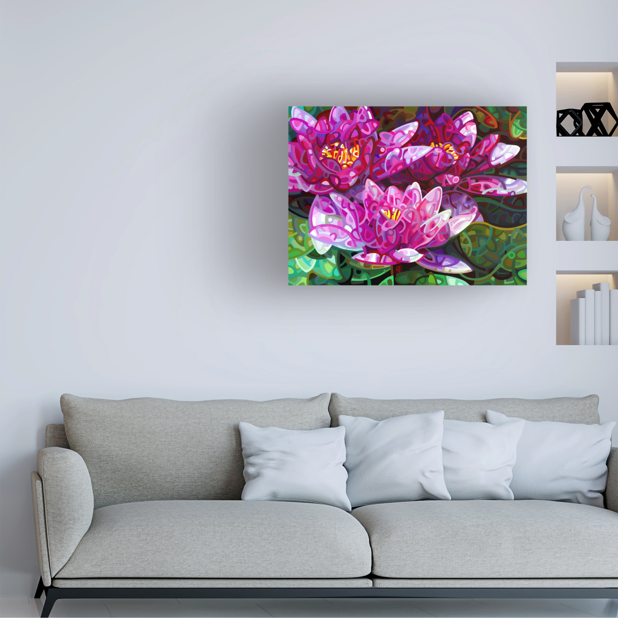 Trademark Fine Art 'Triumvirate' Canvas Art by Mandy Budan