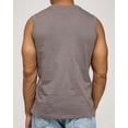 thumbnail image 3 of Real Essentials 5 Pack: Men's 100% Ultra Soft Cotton Sleeveless Crewneck Tank Top Casual Shirts Tees (Big & Tall Available), 3 of 5
