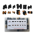 thumbnail image 1 of DOT Composite Push to Connect Fittings, 24 Pcs Air Line Repair Kit with Nylon Tubing Air Brake Fittings for Semi Truck Tractor Trailer, 1 of 7
