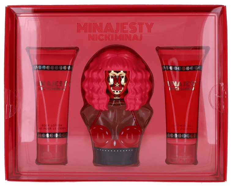 Nicki Minaj Minajesty 3 Piece Gift Set - Eau De Parfum, Body