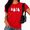 Red, variant on Cozymy Oversized Halloween Ghost T-Shirt for Women