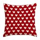 thumbnail image 2 of V-alentine's Day Themed Pillow Cover Heart And Floral Print Sofa Decorative Pillowcase Holiday Decoration, 2 of 6