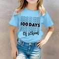 thumbnail image 2 of T-Shirts d'Été Décontractés pour Garçons, Imprimé Graphique Lettre, Col Rond, Manches Courtes, Pull-Over, T-Shirts de Printemps pour Garçon 10-11T, 2 of 4