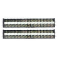 thumbnail image 3 of 2 uds 660V 60A bloque de barrera de alambre tipo carril Terminal de cable cubierta impermeable a prueba de polvo para iluminación de puente túnel tipo 2, 3 of 14