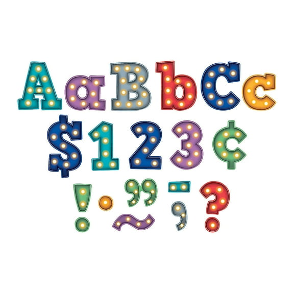 Marquee Bb Letters - Educational - 230 Pieces