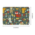 thumbnail image 3 of Disketp Cute Animal Forest Mat For Front Door Outside - Doormat Outdoor Entrance - Welcome Mats Outdoor,Outside Entry And Outdoor Entrance 16''X24'', 3 of 9