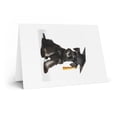 thumbnail image 2 of DistinctInk Greeting Card / Note Card - Giant Schnauzer Puppy Graduation - PACK of 1, 2 of 7