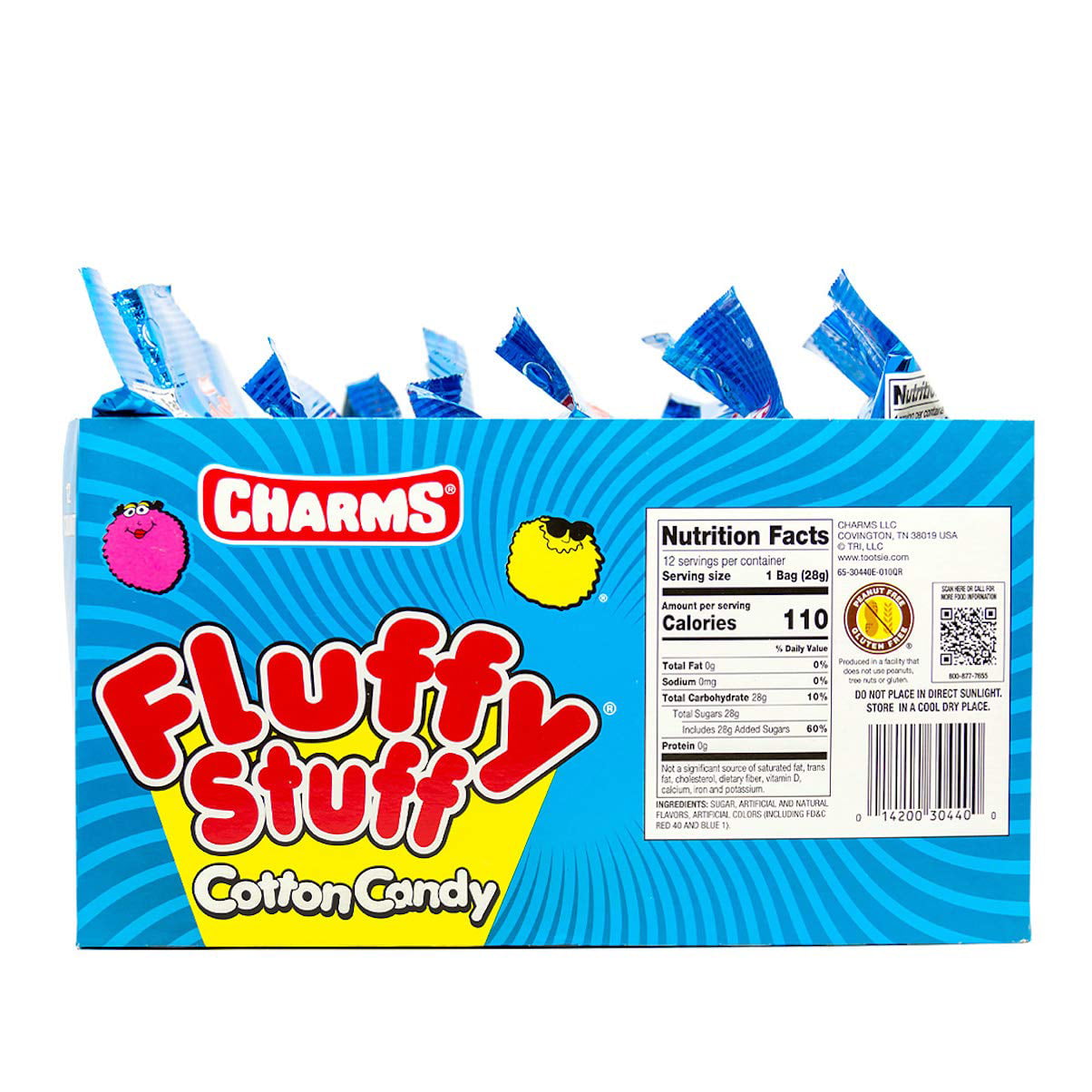 Fluffy Stuff Cotton Candy Bag, 2.5 oz, 12 Count –