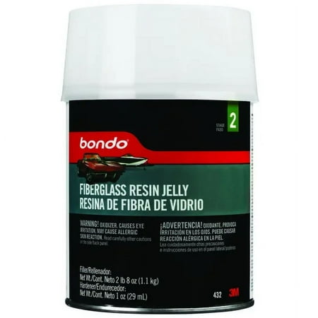 Bondo 432 1 Quart Fiberglass Resin Jelly With Cap, Each