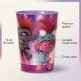 thumbnail image 2 of Amscan Trolls World Tour Purple 16 oz Party Favor Cups – 4 Count, 2 of 6
