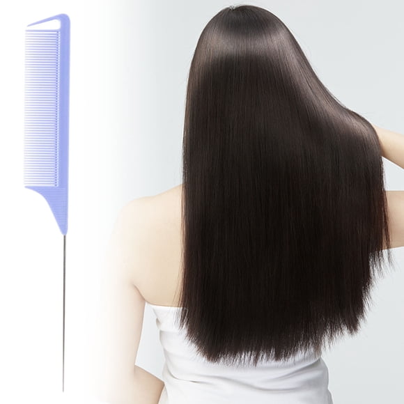 Fiudx Peine para Cabello, Herramienta de Peinado Antiestática, Peine de Salón, Diseño Ergonómico y Ligero, Peine de Cola, Material Duradero y Resistente Al Calor, Peine de Púas para Separar y Alisar