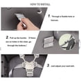 thumbnail image 2 of 5-point belt, child seat belt, adjustable car seat belt for strollers, baby and strollers, 2 of 3