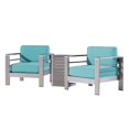 thumbnail image 1 of Noble House Cape Corail 3 Pièces Extérieur en Faux Bois Conversation Ensemble dans Aruba, 1 of 10
