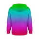 thumbnail image 4 of Sudadera con capucha para hombre, informal, a la moda, con cremallera, estampado degradado, manga larga, sudadera con capucha, blusa de poliéster para hombre, 4 of 4