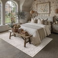 thumbnail image 4 of BERTHMEER 9'x12' Area Rugs for Living Room Rugs for Bedroom Gray Vintage Non Slip Washable Large Farmhouse Office Dining Room Oriental Traditional Distressed Carpets, 4 of 7