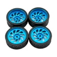 thumbnail image 1 of Bewildely Neumático de aleación de aluminio de 4x26,5mm, Compatible con 1/28 Wltoys K969 RC, piezas de actualización de coches de carreras Kits de construcción modelo cielo azul, 1 of 6