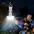 thumbnail image 4 of HIBIBUD Solar Light Bulbs for Indoor Home and Chicken Coop,Emergency Solar Rechargeable Light Bulbs,Outdoor Waterproof Camping Lamps for Tent,Portable Smart Light Bulb for Shed Night (1200mAh), 4 of 7
