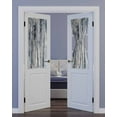 thumbnail image 2 of Grey Forest Blackout Curtains French Door Curtains for Door Window, Abstract Vintage Oil Painting Trees Privacy Drapery for Patio/Sidelight Doors, 1 Panel with Tieback, 54 x 40 Inches, 2 of 6