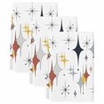 thumbnail image 2 of Diamond Kitchen Towels Set of 3, Modern Geometric Middle Century Grey Yellow Red Absorbent Dish Towels for Kitchen, Microfiber Hand Towel, Quick Drying Tea Towel for Cleaning Decorative Dishcloths, 2 of 7