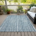 thumbnail image 6 of Addison Rugs Chantille Indoor/Outdoor Transitional Stripes Blue Washable Rectangle Rug, 10' x 14', 6 of 6