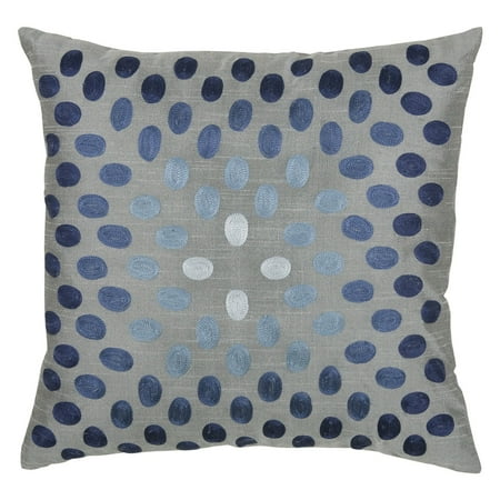 Rizzy Home dots circularly placed18" x 18"Polyesterdecorative filled pillow