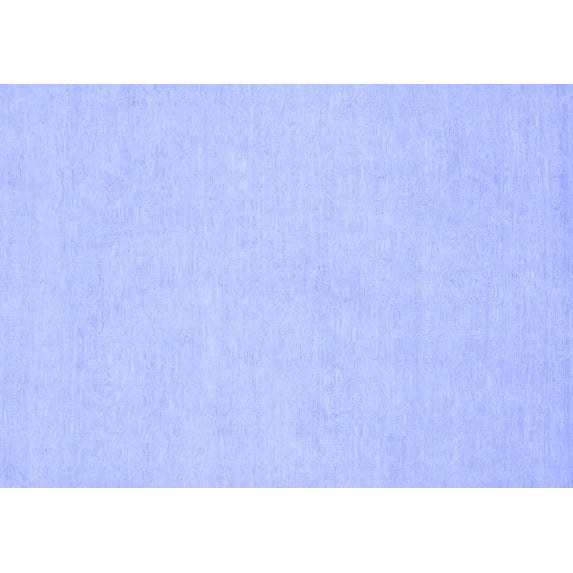 Ahgly Company Machine Washable Indoor Rectangle Oriental Blue Traditional Area Rugs, 6' x 9'