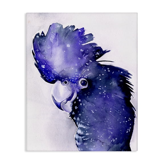 Stupell Industries Contemporary Space Bird Purple Canvas Art, 16 x 20, by Jennifer Paxton Parker