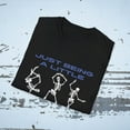 thumbnail image 4 of JUST BEING A LITTLE EXTRA FUNNY SKELETON SLANG Unisex Softstyle T-Shirt, 4 of 4