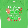 thumbnail image 4 of Inktastic Christmas Cookies Make Everything Better Boys or Girls Baby Bodysuit, 4 of 5