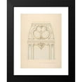 thumbnail image 2 of Jules-Edmond-Charles Lachaise 19x24 Black Modern Framed Museum Art Print Titled - Design for Rococco-Style Wall and Cove Ornament in the Salon of the Hotel De Luynes, Owned by the Duc De Sab, 2 of 5