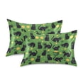 thumbnail image 2 of Lucky Black Cat Pattern Pillowcase Standard Size 20''x26'' Satin Double-Sided Print Soft Wrinkle Resistant, 2 of 9