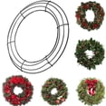 thumbnail image 2 of Aro de Metal de 20-40cm, marco de corona Floral, anillo de alambre, soporte de guirnalda de flores, decoración para fiesta de boda y navidad, 1/2/3 piezas, 2 of 5