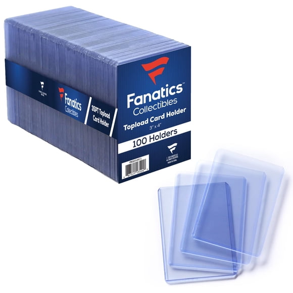 Tarjeteros Fanatics Collectibles, 3 x 4 unidades, 100 unidades