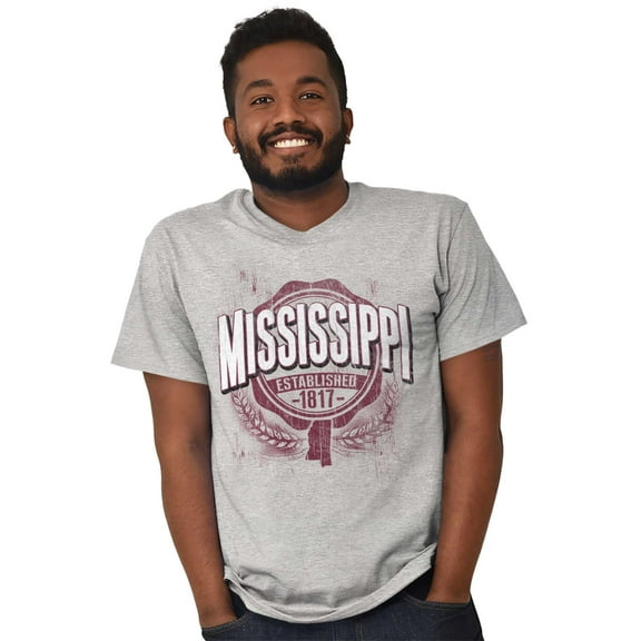 Mississippi Student Campus Pride Men's Graphic T Shirt Tees Brisco Brands S