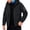 Black, variant on Men's Waterproof Raincoat Men's Solid Color Elastic Cord Hooded Zipper Windproof And Waterproof Jacket Lightweight Waterproof Rain Jackets Packable Outdoor Hooded Windbreaker