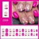 thumbnail image 4 of Press on Nail French Tip Square Nail Tips Fake Nail with Designs Artificial Acrylic Nail Full Cover Acrylic False Nail, 4 of 4